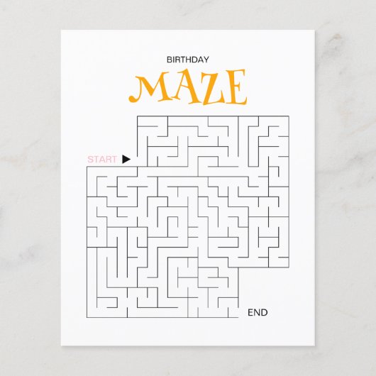 Maze Puzzel #JKN-MA01 (Voorkant)