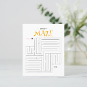 Maze Puzzel #JKN-MA02 (Staand voorkant)