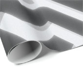 Maze Silver Black Cadeaupapier (Rol Hoek)