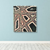 MAZE verpakte canvas print (Insitu (Houten vloer))