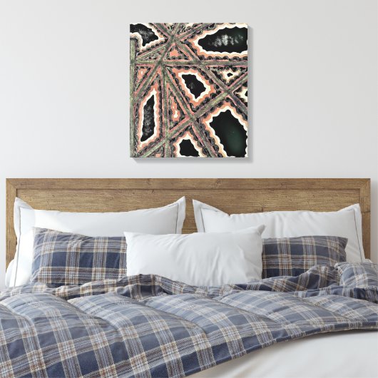 MAZE verpakte canvas print (Insitu (Slaapkamer))