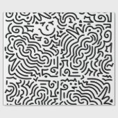 Maze Wrapping Paper Cadeaupapier (Vlak)