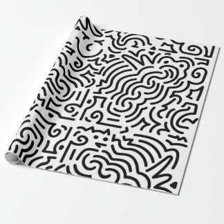 Maze Wrapping Paper Cadeaupapier