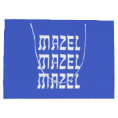 Mazel Mazel Mazel Celebration Large Gift Bag Groot Cadeauzakje (Achterkant)