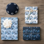MAZEL TOV Bar Bat Mitzvah Handlettered Joods Blauw Inpakpapier Vel<br><div class="desc">Ik hoop dat je deze handgemaakte papieren cadeautasjes leuk vindt.  Kijk in mijn winkel voor nog veel meer kleuren en patronen en laat me weten als je iets wilt laten aanpassen.
Ik heb ook passende kaarten en andere artikelen; kijk in mijn winkel of neem contact op!</div>