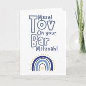 Mazel Tov - Bar Mitswa Kaart (Voorkant)