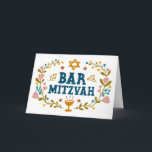 MAZEL TOV BAr MITZVAH Joodse Hand-getrokken Custom Kaart<br><div class="desc">Hand getekende tekst door mij voor u. Geweldig voor een bar mitswa. Voeg je eigen tekst toe aan de binnenkant van de kaart of wijzig de achtergrondkleuren. Kijk in mijn shop voor BAT MITZVAH-versies en andere teksten. Voor meer design en kleuren check mijn shop! Of laat het me weten als...</div>