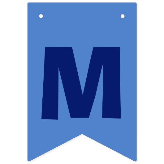 Mazel Tov Bar Mitzvah Joodse Partij Vlaggetjes (Derde vlag)