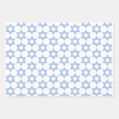 Mazel tov! Blauwe ster van David en Polkadots Inpakpapier Vel (Voorkant)