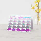 Mazel Tov (Bloemen #2) Kaart (Gele Bloem)