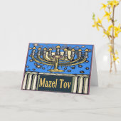 Mazel Tov, Congratulations Kaart (Gele Bloem)