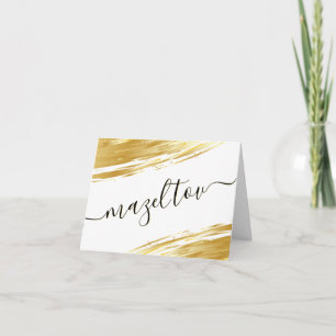 Mazel Tov Gefeliciteerd met briefkaart