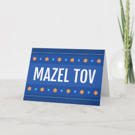 Mazel tov, gefeliciteerd met uw bar mitzvah kaart