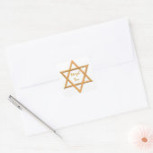 Mazel Tov/Good Luck Vierkante Sticker (Envelop)