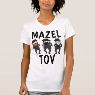 MAZEL TOV Grappige Joodse T-shirts