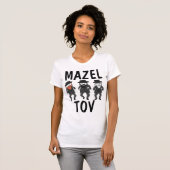 MAZEL TOV Grappige Joodse T-shirts (Voorkant volledig)
