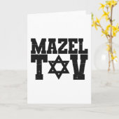 Mazel Tov - Joods Nieuwjaars Kadootje Kaart (Gele Bloem)