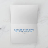 Mazel Tov op Uw "Schors Mitzvah" Kaart (Binnen)