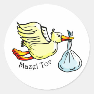 Mazel Tov Ronde Sticker