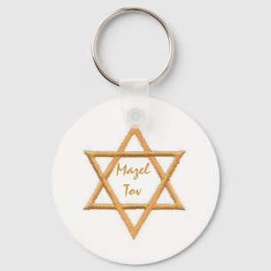 Mazel Tov/Star van David Sleutelhanger