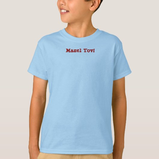 Mazel Tov! T-shirt (Voorkant)