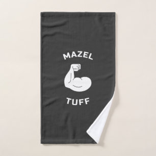 Mazel Tuff Sterke Jood mouwloos workout shirt Handdoek