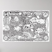 Mazeman Ocean Adventure Poster (Voorkant)