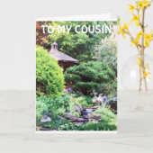 MAZEN EN SPECIALE ***COUSIN *** GROTE DAG KAART (Gele Bloem)