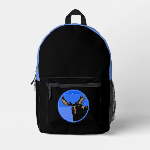 Mazen in de winter - Oorspronkelijke natuurkunst Bedrukte Rugzak