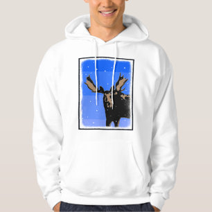 Mazen in de winter - Oorspronkelijke natuurkunst Hoodie