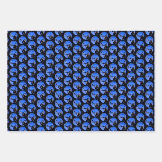 Mazen in de winter - Oorspronkelijke natuurkunst Inpakpapier Vel (Voorkant 3)