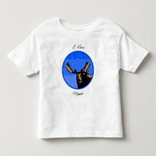 Mazen in de winter - Oorspronkelijke natuurkunst Kinder Shirts