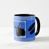 Mazen in de winter - Oorspronkelijke natuurkunst Mok (Voorkant rechts)