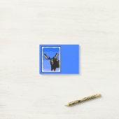 Mazen in de winter - Oorspronkelijke natuurkunst Post-it® Notes (Op bureau)