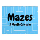 Mazes 12 maanden kalender (Hoes)