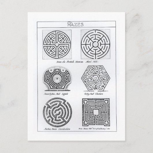 Mazes, c.1900 (graving) (foto) briefkaart (Voorkant)