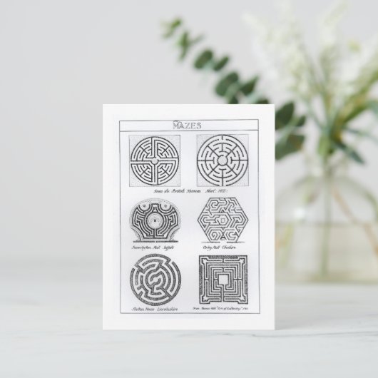 Mazes, c.1900 (graving) (foto) briefkaart (Staand voorkant)