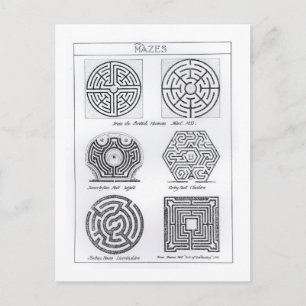 Mazes, c.1900 (graving) (foto) briefkaart