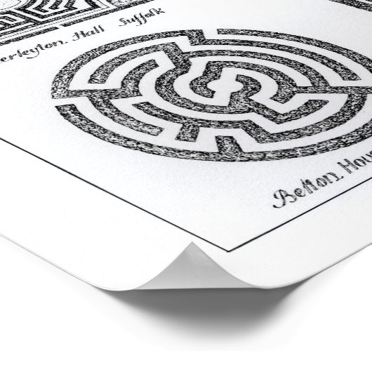 Mazes, c.1900 (graving) (foto) poster (Hoek)