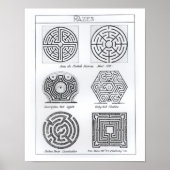Mazes, c.1900 (graving) (foto) poster (Voorkant)