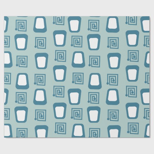 Mazes en Trapezoïden Cadeaupapier (Vlak)