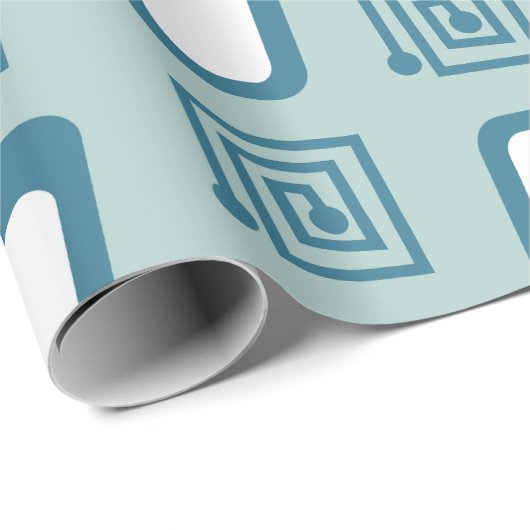 Mazes en Trapezoïden Cadeaupapier (Rol Hoek)