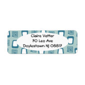 Mazes en Trapezoïden Etiket (Voorkant)