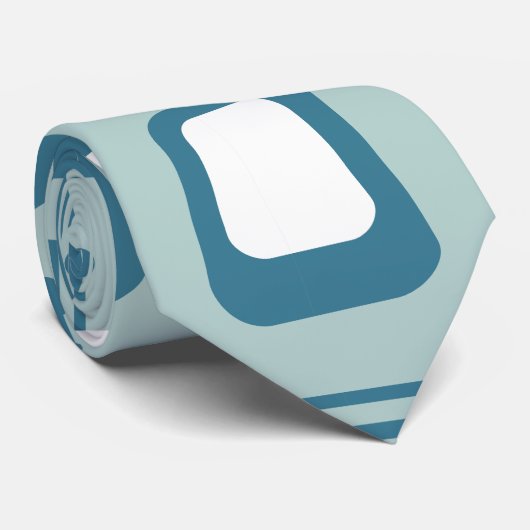 Mazes en Trapezoïden Stropdas (Opgerold)