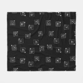 Mazes Fleece Deken (Voorkant (Horizontaal))