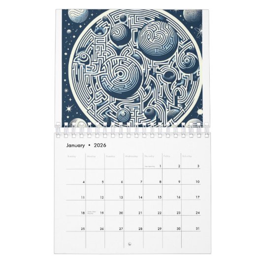 Mazes Kalender (Jan 2026)