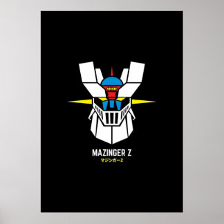 Mazinger Z-kleur Poster