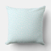 Mazipoodles Abstracte Teardrops - Pastel Blauw Wit Kussen (Voorkant)