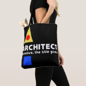 Mazipoodles Architect Creatief Tote Bag (Dichtbij)