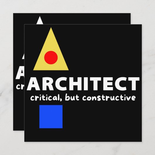 Mazipoodles Architect Critical (Voorkant / Achterkant)